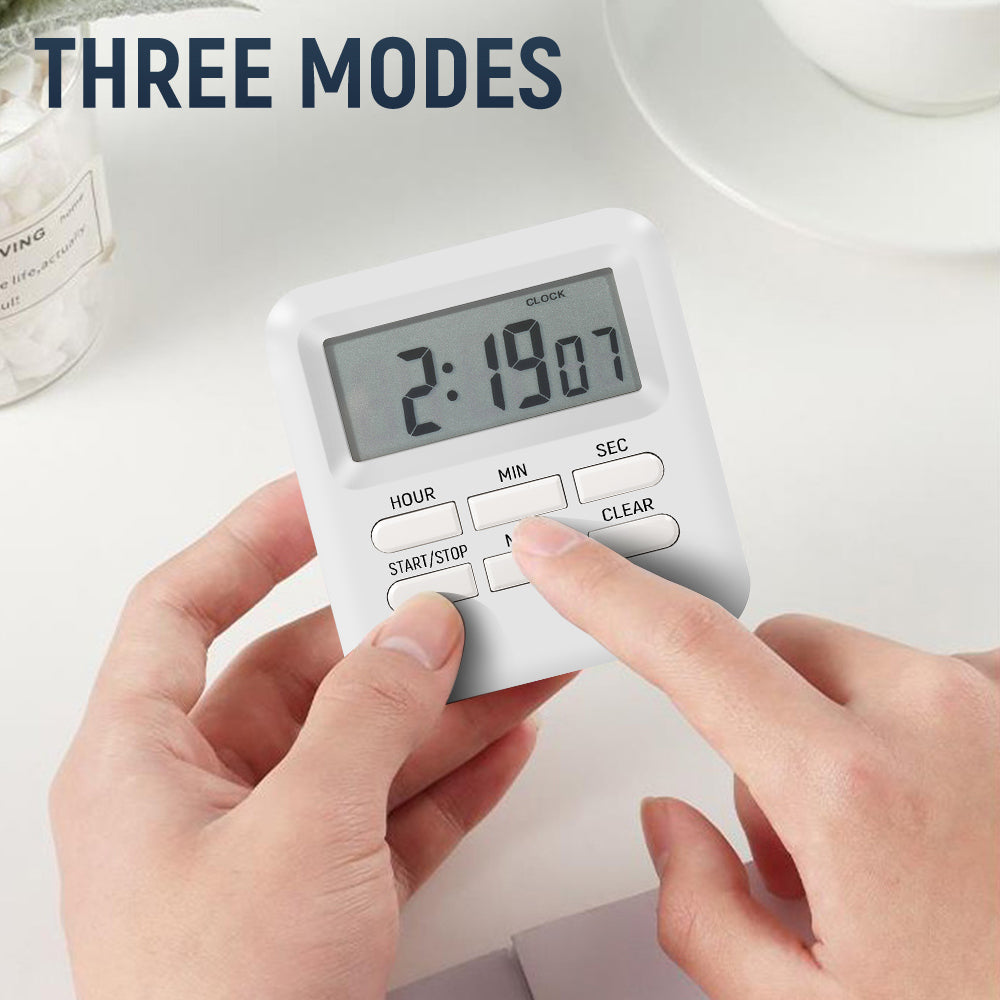 Magnetic LCD Digital Kitchen Timer Countdown Count Down - Eastlakes Electronics